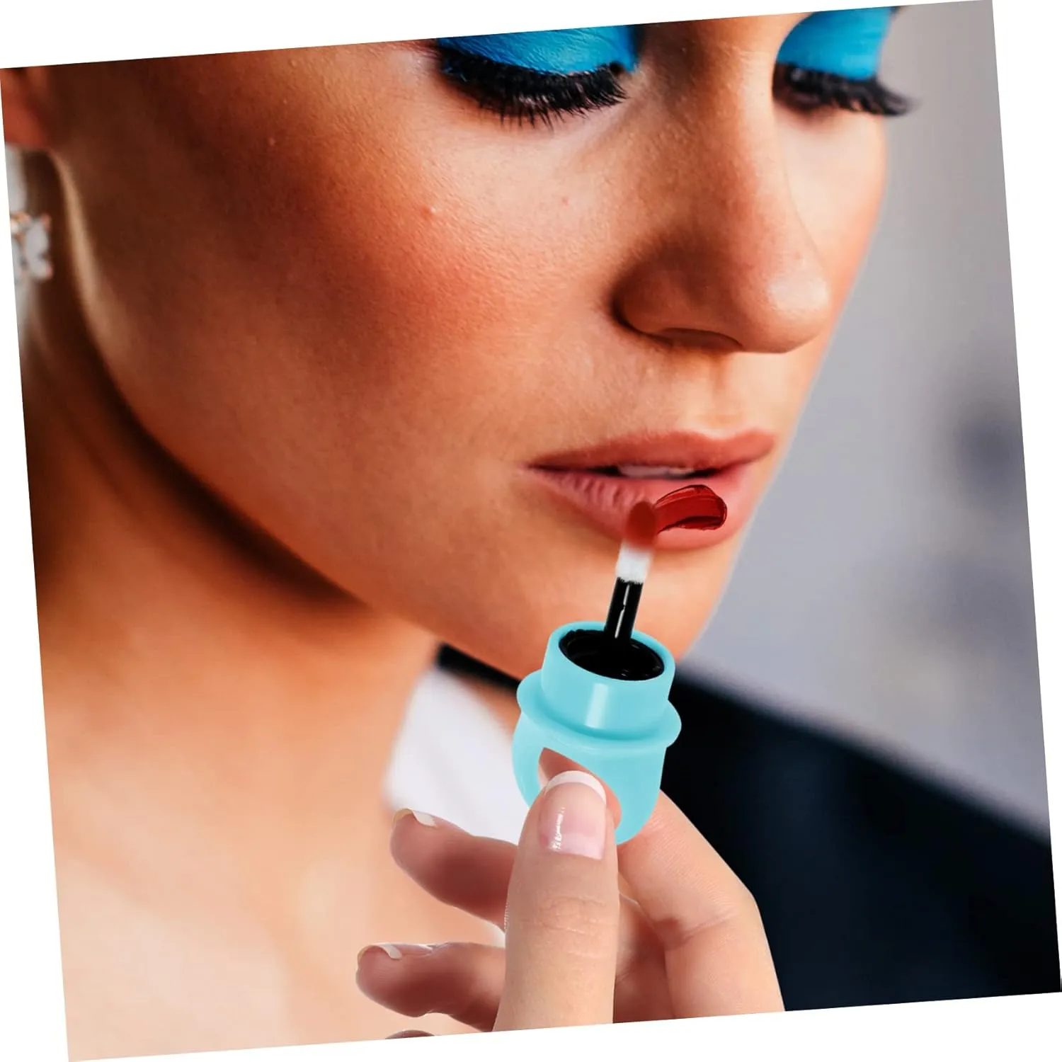 DOITOOL 12pcs Lip Gloss Tube Mini Lipsticks Lip Gloss Empty Tube Lip Gloss Containers Printable Ring