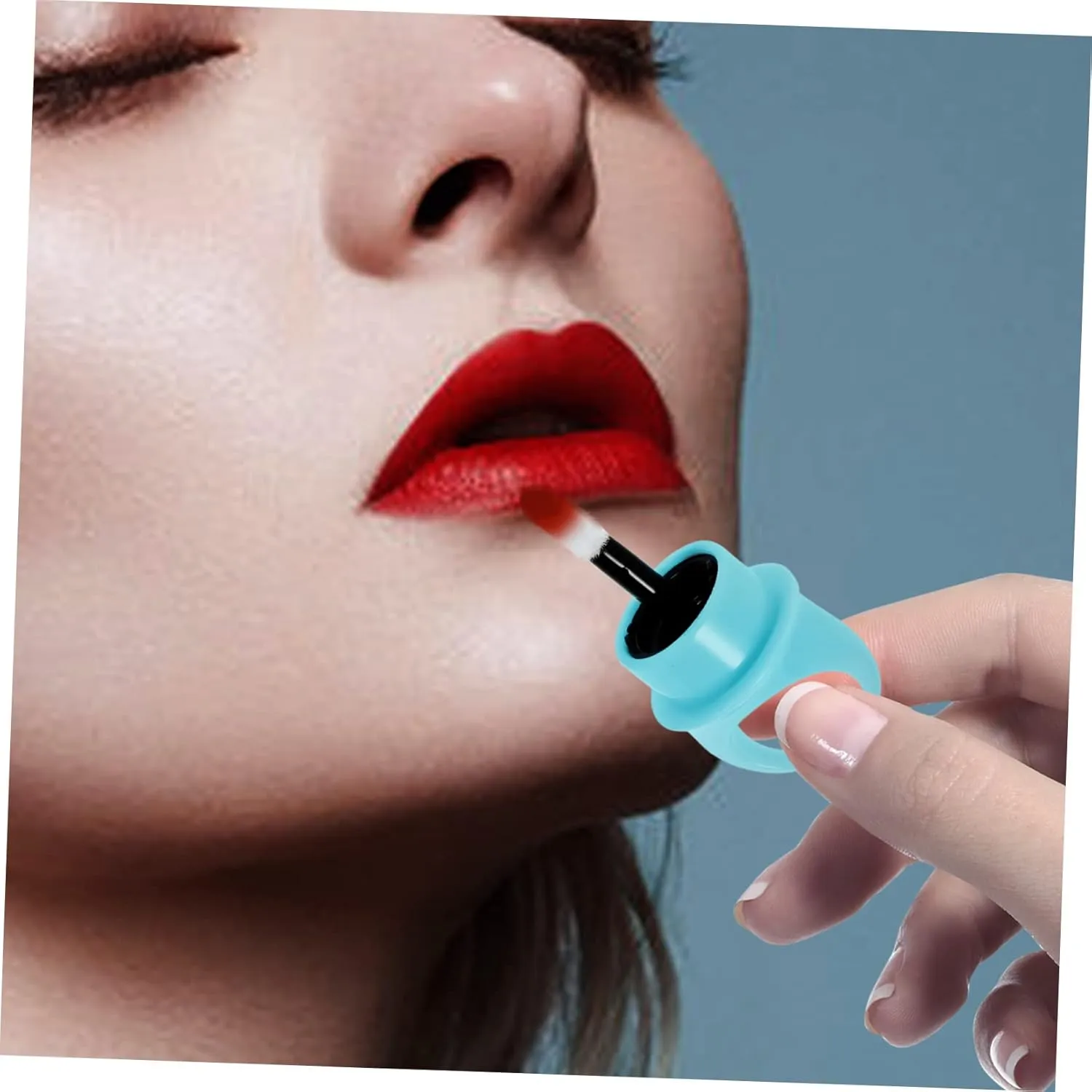 DOITOOL 12pcs Lip Gloss Tube Mini Lipsticks Lip Gloss Empty Tube Lip Gloss Containers Printable Ring