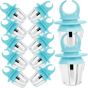 DOITOOL 12pcs Lip Gloss Tube Mini Lipsticks Lip Gloss Empty Tube Lip Gloss Containers Printable Ring