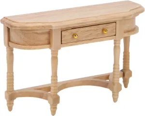 Doll House Furniture, Mini Wood Desk, Unique Doll House for House Model