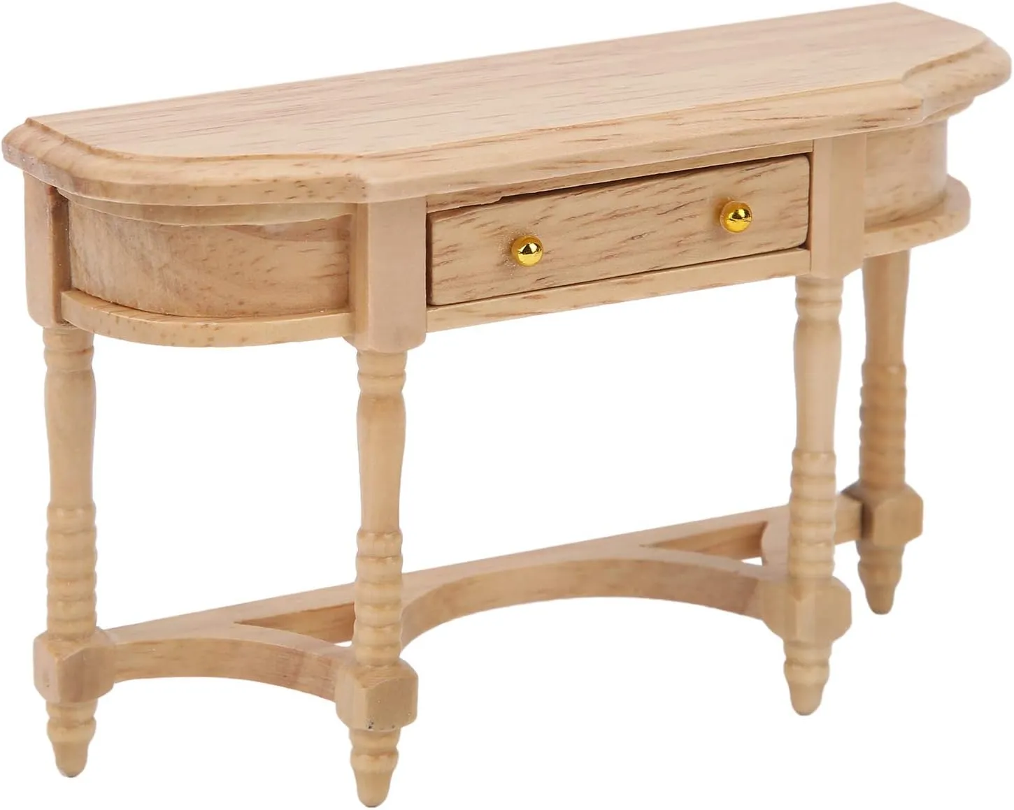 Doll House Furniture, Mini Wood Desk, Unique Doll House for House Model
