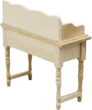 Dollhouse Decor Cute Writing Desk Figurine Safe and Mini House Adornment for DIY Layout Chic Style