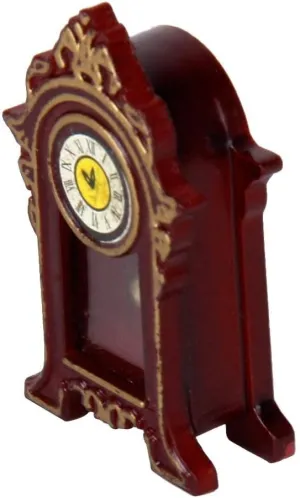 Dollhouse Miniature Classical Mantel Clock for 1:12 Scale Dollhouse Decoration