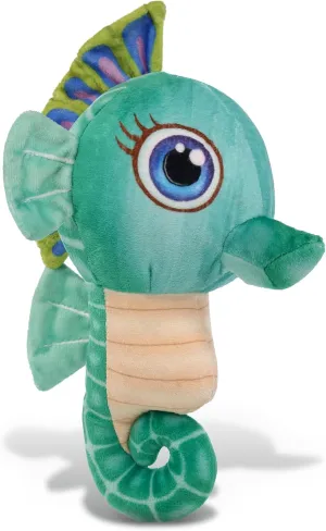 DolliBu Green Seahorse Plush Buddies Stuffed Animal, Cute Realistic Stuffed Animals for Girls, Boys, Adults Animal Gifts, Kids Nursery Decor for Newborn, Cuddly Soft Baby Plush Toys - 8.5 Inches