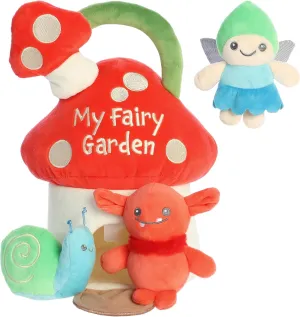 Ebba™ Engaging Baby Talk™ My Fairy Garden™ Baby Stuffed Animal - Sensory Delight - Interactive Learning - Red 8 Inches