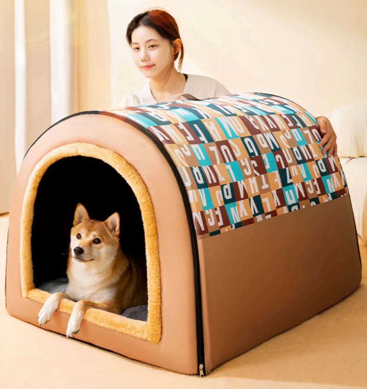 Eco Friendly Cosy Washable Pet Bed