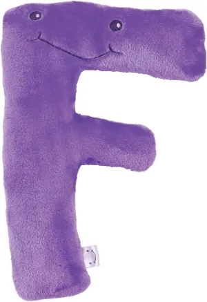 Educational Plush Letter F - Lilac Purple Large 11" Stuffed Alphabet - Machine Washable Toys - Perfect Learning Language Awareness and ABCs Recognition Gifts for Kids, 3, 4, & 5 Year Olds