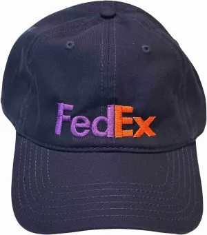 FedEx Hat 2222 - Embroidered Adjustable Delivery Driver Cap