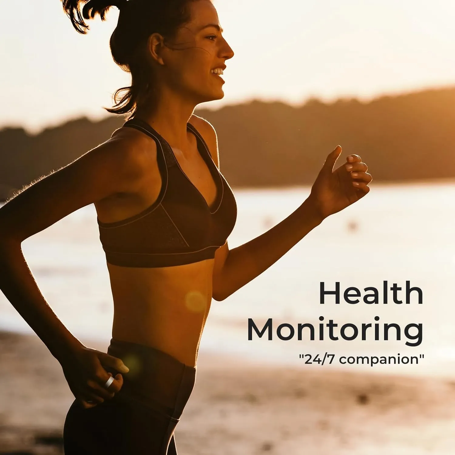 femometer Smart Ring Gen2 - Sleep, Heart Rate & Cycle Monitoring - Free Subscription - Women's Health & Fertility Tracker with BBT Technology - Size Before You Buy - Up to 7 Days Battery Life - Size 8