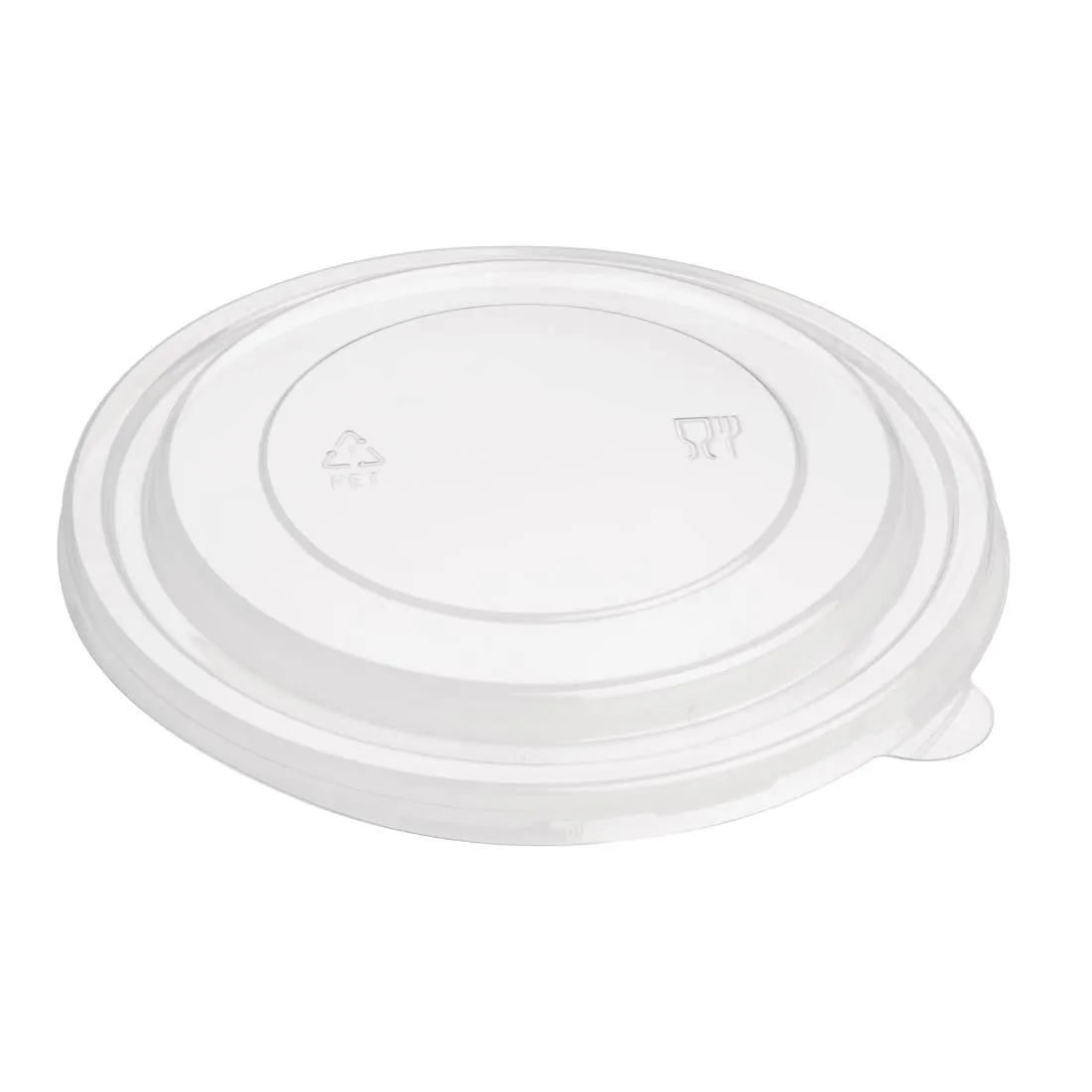 Fiesta Recyclable PET Round Salad Bowl Lids (300 Pack)