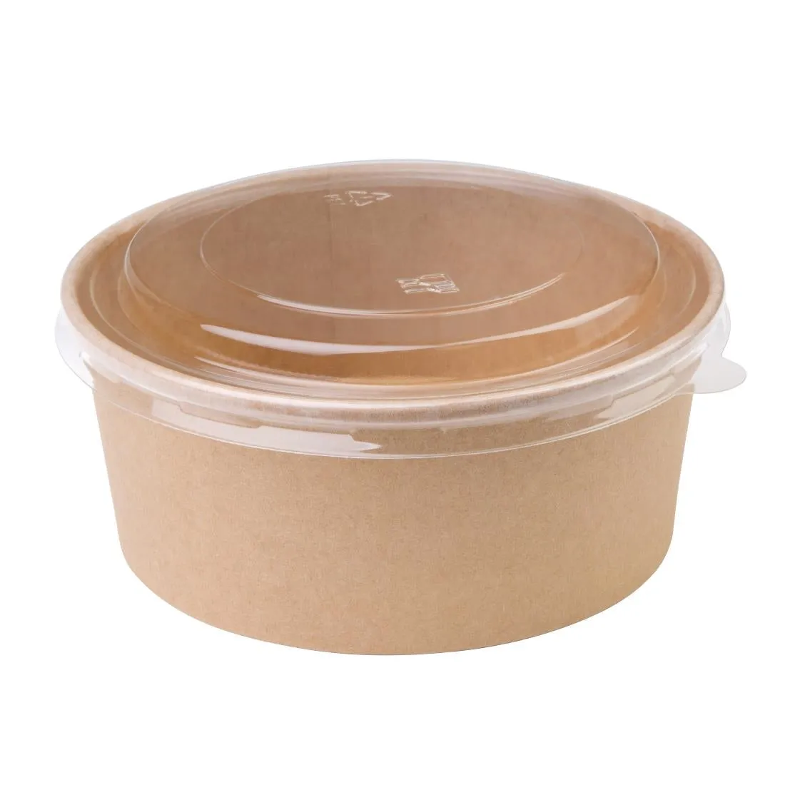 Fiesta Recyclable PET Round Salad Bowl Lids (300 Pack)