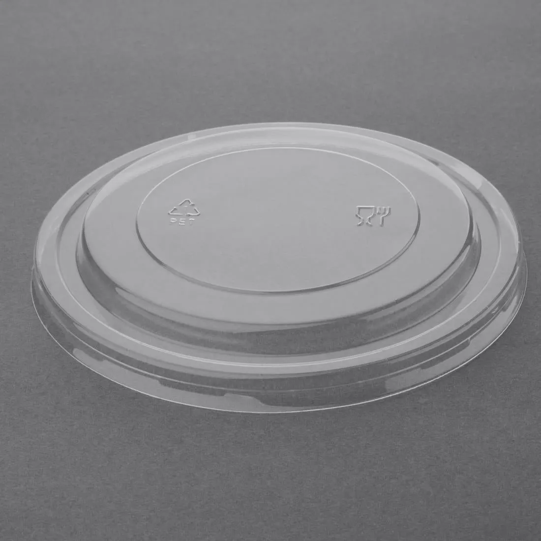 Fiesta Recyclable PET Round Salad Bowl Lids (300 Pack)