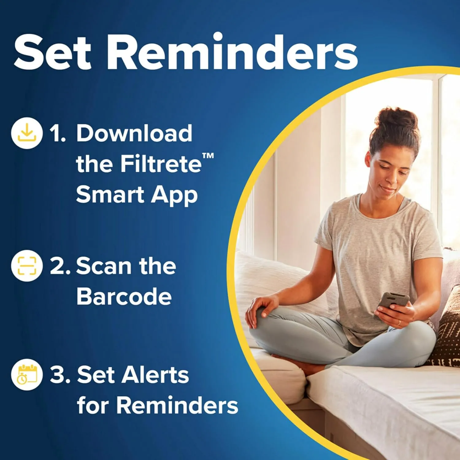 Filtrete 14x24x1 AC Furnace Air Filter, MERV 12, MPR 1500, CERTIFIED asthma & allergy friendly, 3 Month Pleated 1-Inch Electrostatic Air Cleaning Filter, 6-Pack (Actual Size 13.81x23.81x0.78 in)