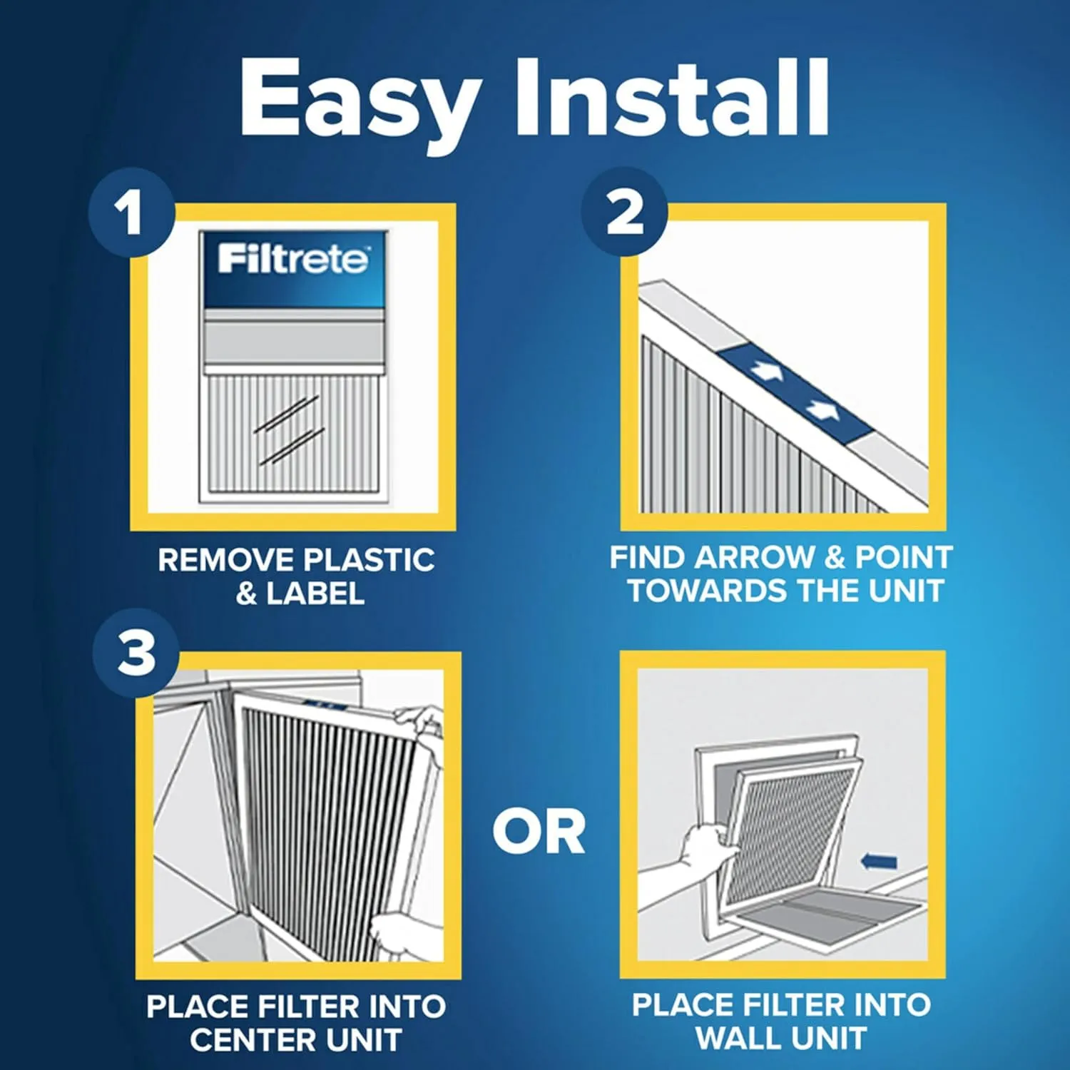 Filtrete 14x24x1 AC Furnace Air Filter, MERV 12, MPR 1500, CERTIFIED asthma & allergy friendly, 3 Month Pleated 1-Inch Electrostatic Air Cleaning Filter, 6-Pack (Actual Size 13.81x23.81x0.78 in)