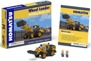 First Gear Komatsu: Building Block Set Wheel Loader Building Blocks Set