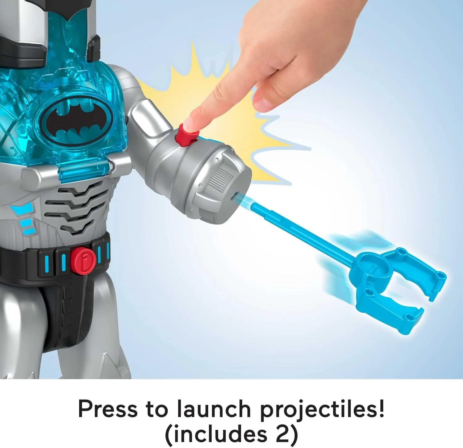 Fisher-Price Imaginext DC Super Friends Batman Toy Insider & Exo Suit 12-Inch Robot with Lights Sounds & Figure for Ages 3  Years, Defender Grey