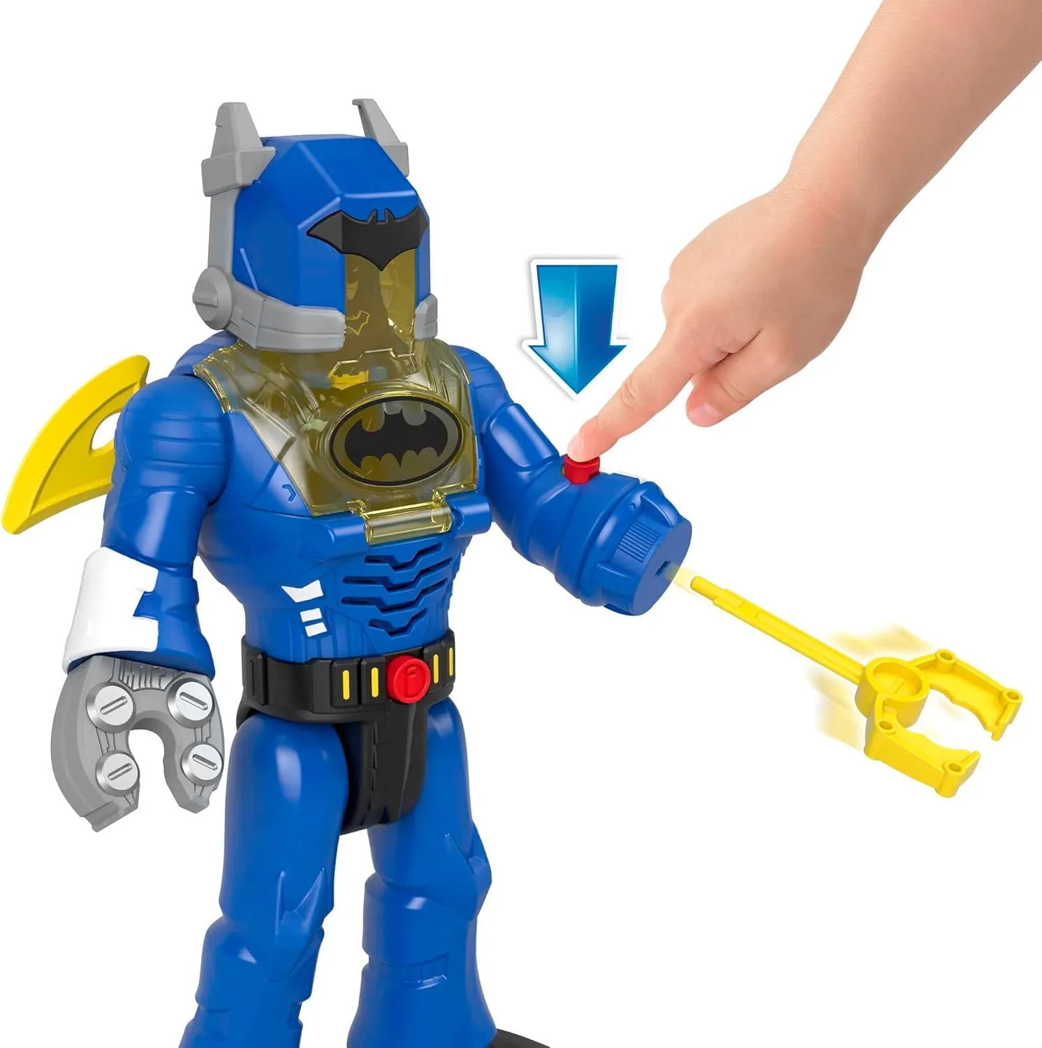 Fisher-Price Imaginext DC Super Friends Batman Toys Insider & Exo Suit 12-Inch Robot with Lights Sounds & Figure for Kids Ages 3  Years