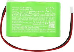 FITHOOD Battery Replacement for Kathrein MSK15 6MR2400SCY4C (2000mAh/7.2V)