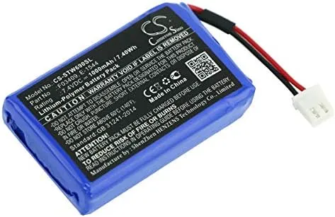 FITHOOD Battery Replacement for satlink WS-6906 WS-6908 WS-6909 WS-6912 WS-6912 Digital Satellite Find WS-6932 WS-6933 WS-6936 E-1544 F03409 (1000mAh/7.4V)