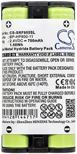 FITHOOD Replacement Battery for Sony BP-HP800-11 MDR-RF995RK MDR-RF995