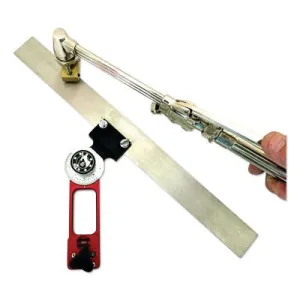 Flange Wizard® Magnetic Torch Guide, 24 in, Stainless Steel, Heat Resistant, 2 Magnetic Blocks, MSG230