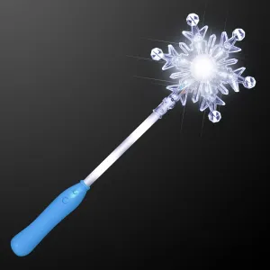 FlashingBlinkyLights Set of12 Light Up Frozen Snowflake Wands