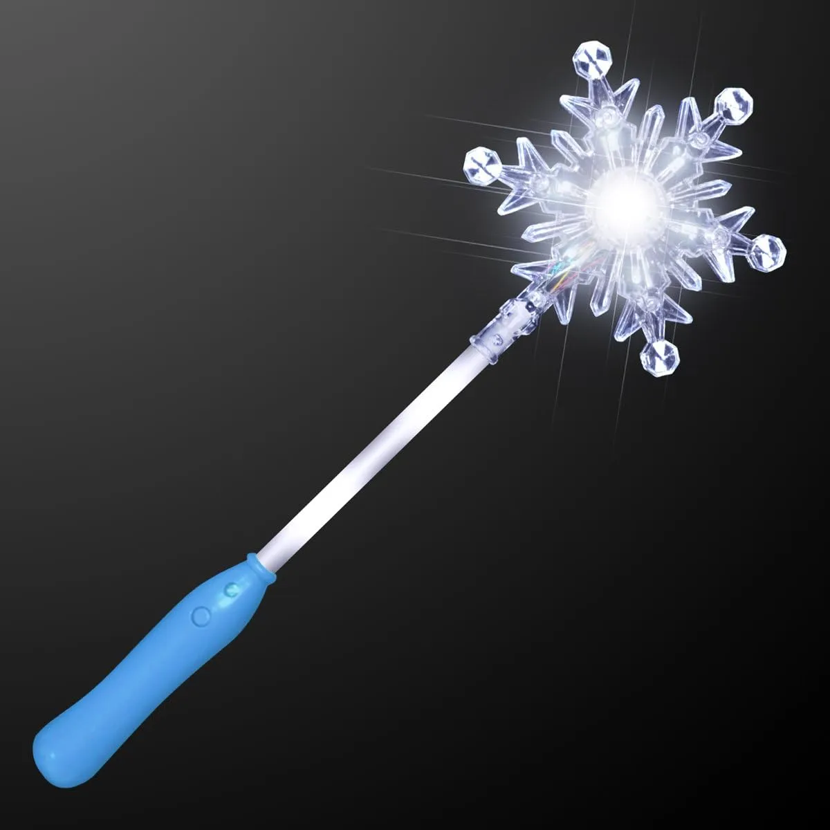 FlashingBlinkyLights Set of12 Light Up Frozen Snowflake Wands