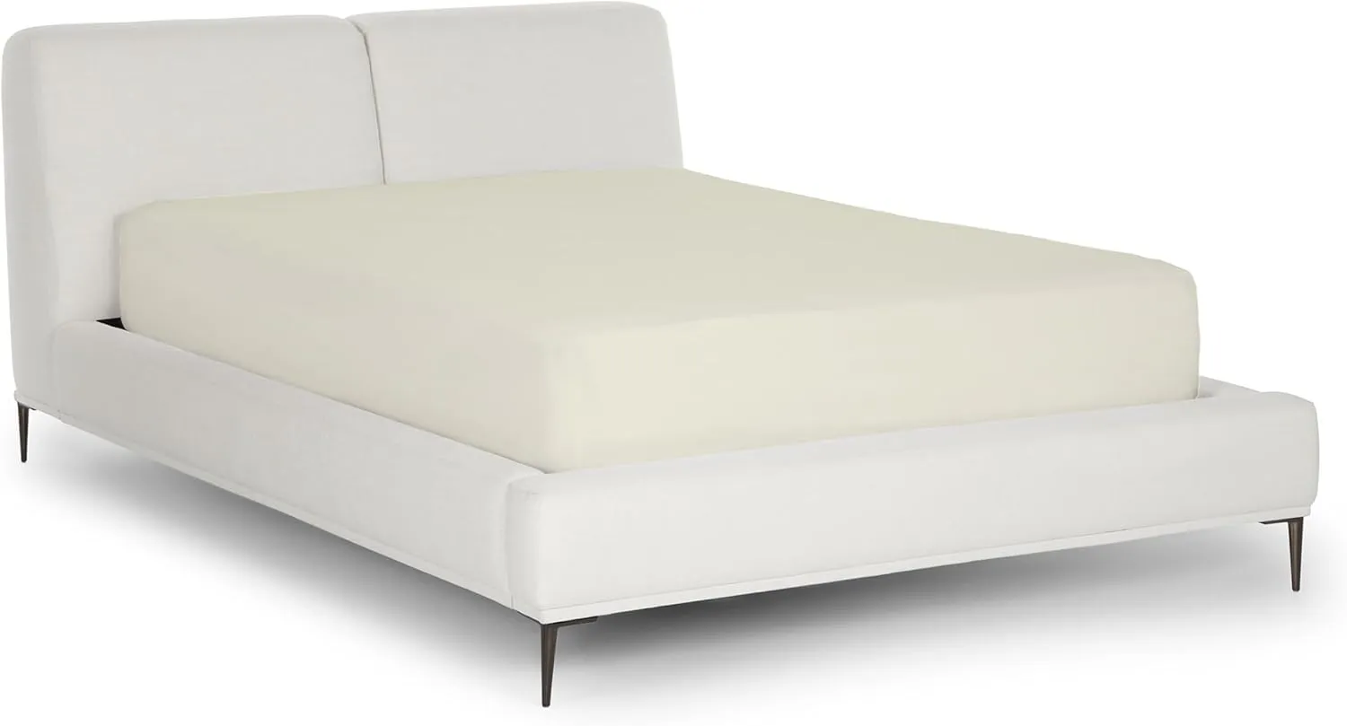Flex Top King Fitted Sheet for Sleep Number Bed - Half Split King, 34" Split, Fits Up to 15" Deep Mattress - Ivory