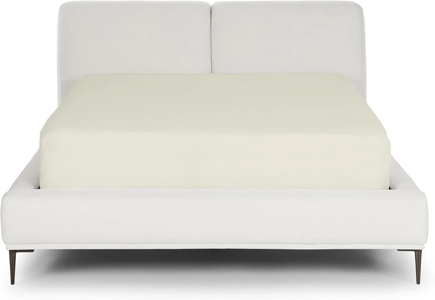 Flex Top King Fitted Sheet for Sleep Number Bed - Half Split King, 34" Split, Fits Up to 15" Deep Mattress - Ivory