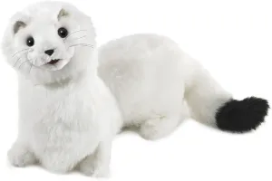 Folkmanis Ermine Hand Puppet, White, Black