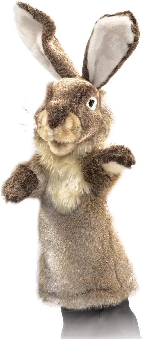 Folkmanis Rabbit Stage Puppet , Brown