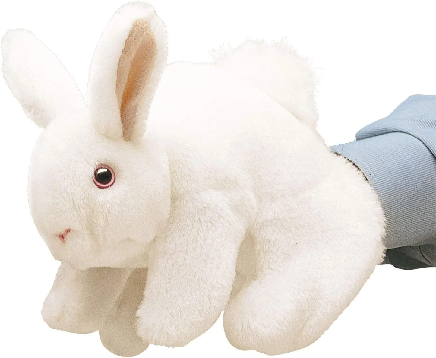 Folkmanis White Bunny Rabbit Hand Puppet