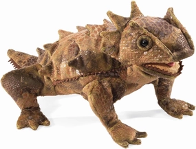 Folkmanis Horned Lizard Hand Puppet
