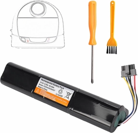 for Neato Botvac D7 Battery Replacement: for Neato D3 Battery - D3  D4 D5 D5  D6 D7 Robot Vacuum Cleaners 205-0011 205-0013 945-0225 945-0266 14.4V 6500mAh