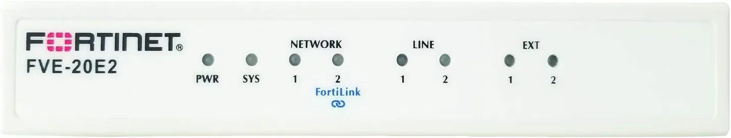 Fortinet FortiVoice-20E2, 2 x 10/100 Ports, 2 x FXO, 2 x FXS, 8GB Storage, 20 Extensions, 4 VoIP Trunks FVE-20E2