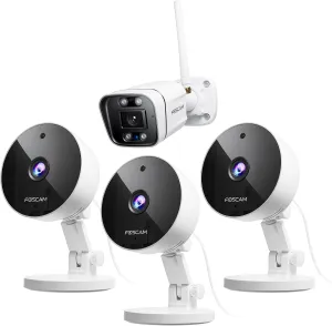 FOSCAM C5M 3K Security Camera Indoor, 2.4g & 5g WiFi Magnetic Mini Dog/Cat/Pet/Baby Camera, V5P 3K 5MP Security Cameras Wireless Outdoor