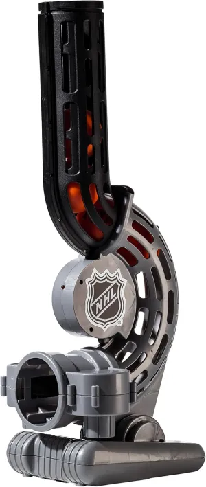Franklin Sports NHL Automatic Hockey Ball Passer Machine - Kids One Timer Shooting Practice Trainer - Perfect Youth Hockey Training Equipment   Toy, 27"