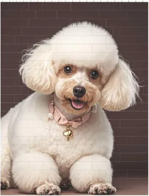 French Poodle Building Block Puzzle Personalized Building Bricks for Adults Block Puzzle Building DIY Brick Block Puzzles Valentine's Day Gifts for Home Decor Brick Puzzle