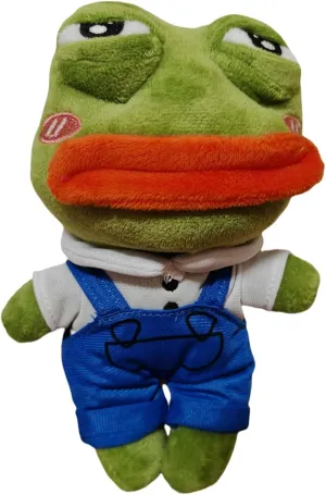 Frog Plush Toy Magic Emotive Frog Stuffed Animal Meme Doll,Crystal Ultra Soft, 20cm/8" Mini -Cute Home Gift, Interactive Toy for Children's Day