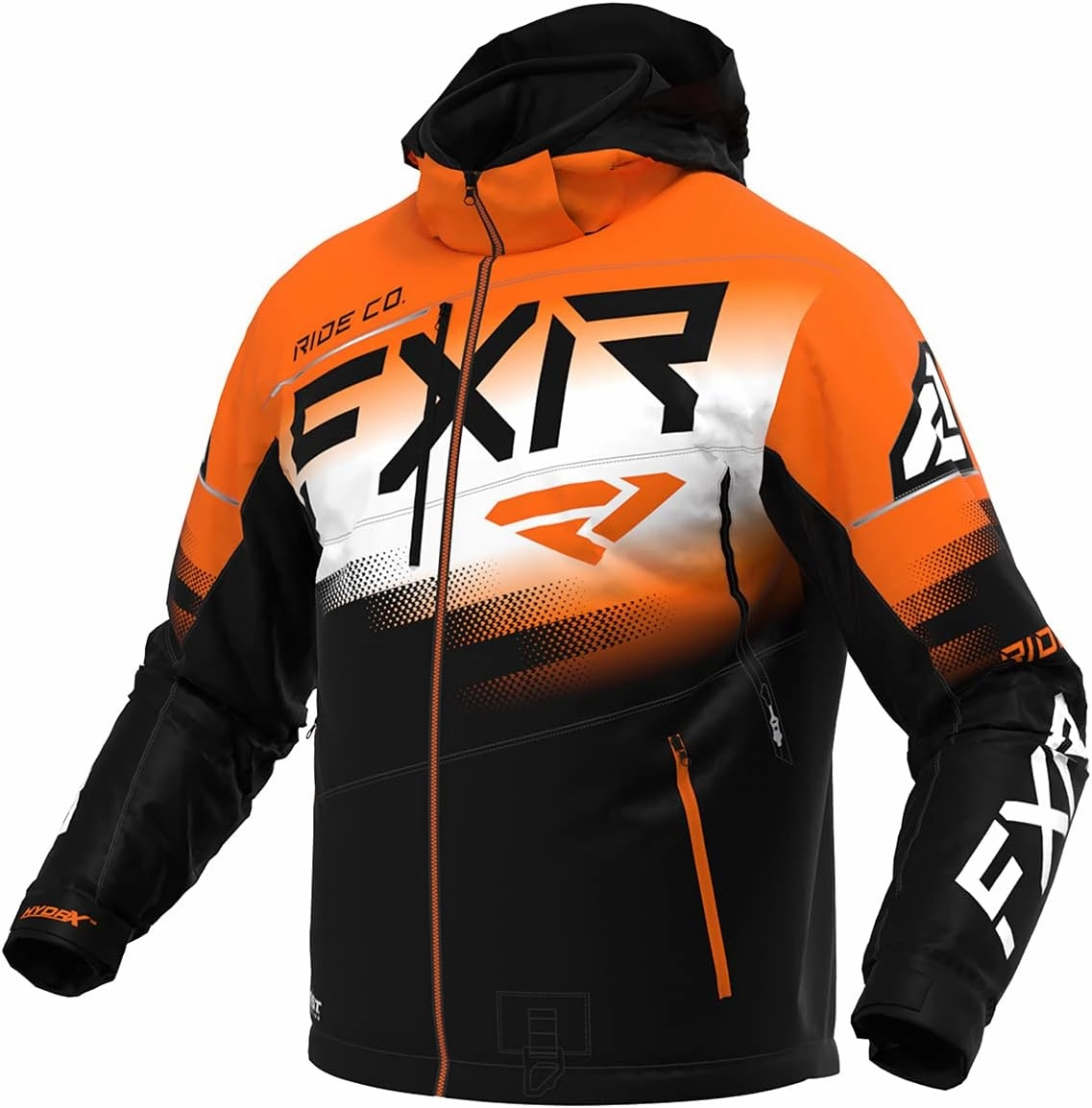 FXR Men's Boost FX Jacket (Black/Orange/White - Small)