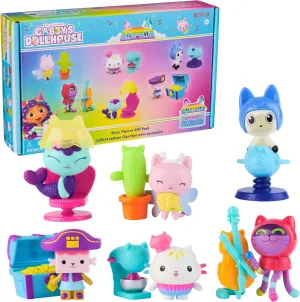 Gabby's Dollhouse, 12-Piece Story Figures Gift Pack, with 6 Toy Figures & 6 Dollhouse Accessories Set, Kids Toys for Girls & Boys Ages 3 