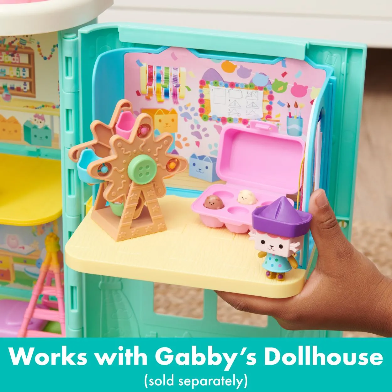 Gabby's Dollhouse Baby Box Craft-A-Riffic Room Playset