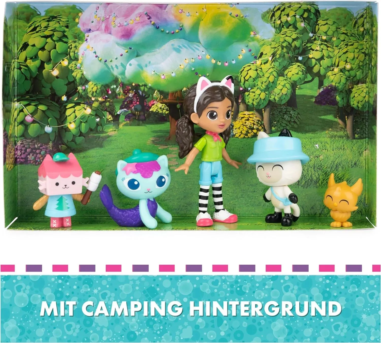 Gabby's Dollhouse Gabby & Friends Camping Figure Set