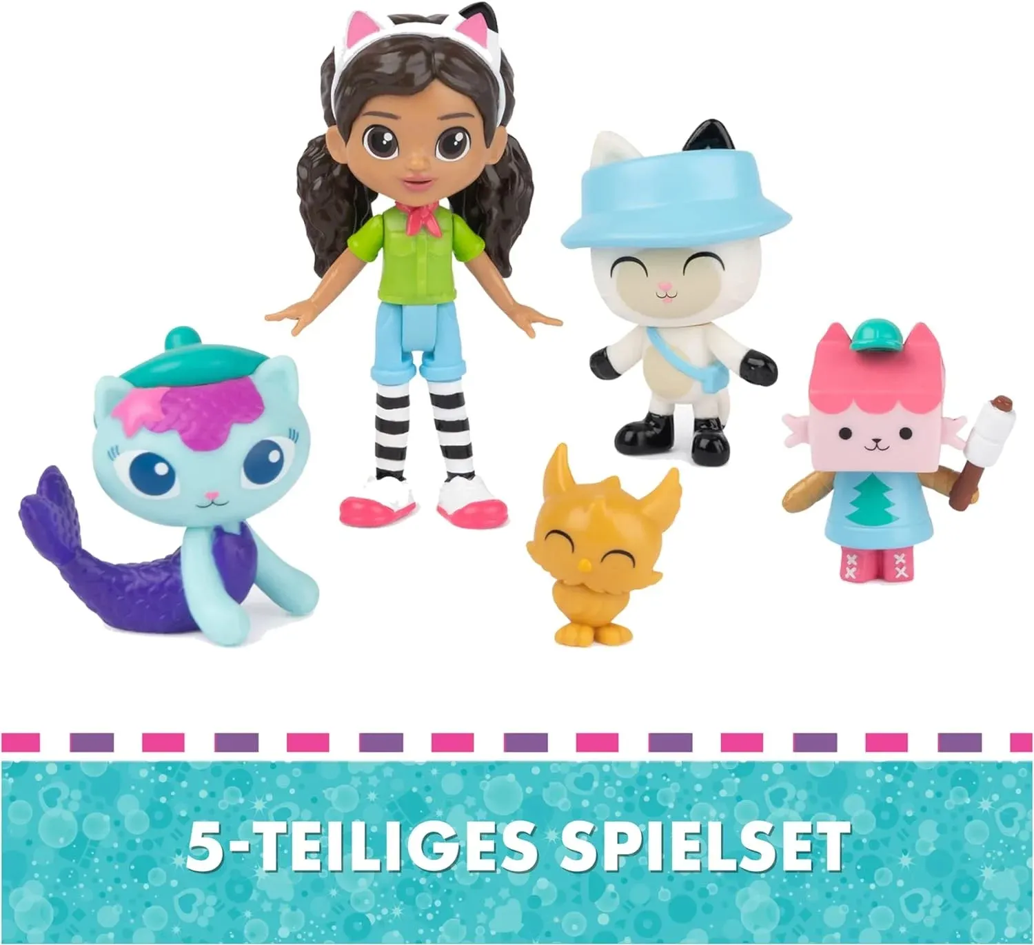 Gabby's Dollhouse Gabby & Friends Camping Figure Set
