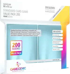 Gamegenic Value Pack Standard Sleeves (200)