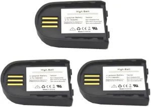 GBBBT WH500 W745 Battery, Replacement Battery 84598-01 82742-01 204755-01 for Plantronics Savi W740 W440-M W440 W740-M W445 86507-01 Wireless Headsets 3.7V 140mAh (Pack of 3)