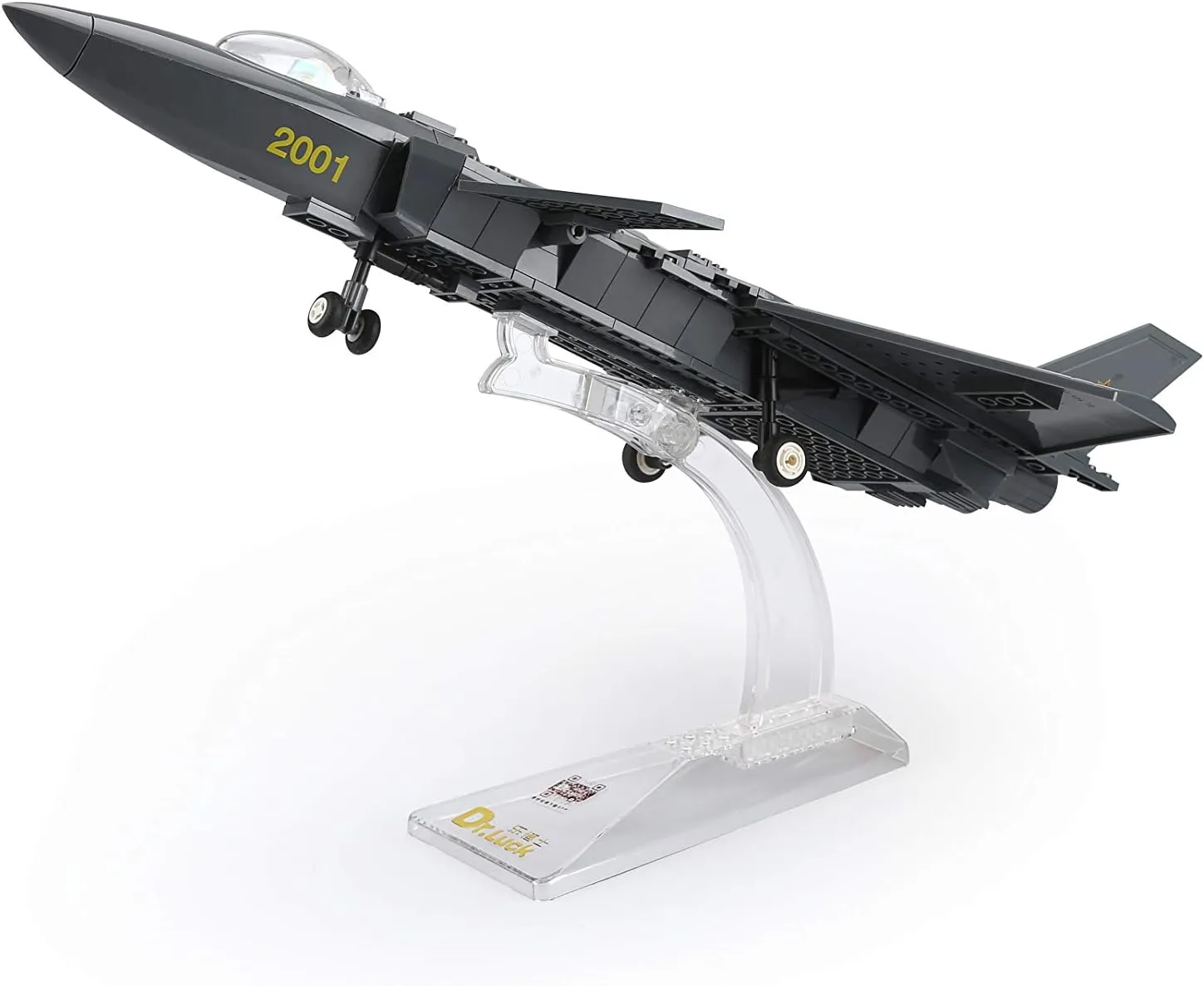 General Jim's WW2, Military or Civilian Aircraft Building Blocks Set - Toy Planes - Compatible with All Major Brick Building Brands (Plane Stand)