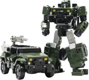 Generations War for Cybertron Siege Deluxe Class WFC-S35 Red Alert/WFC-S10 Sideswipe/WFC-S9 Hound Action Figure Gift Collectible Model Ornaments Statue, Multicolor