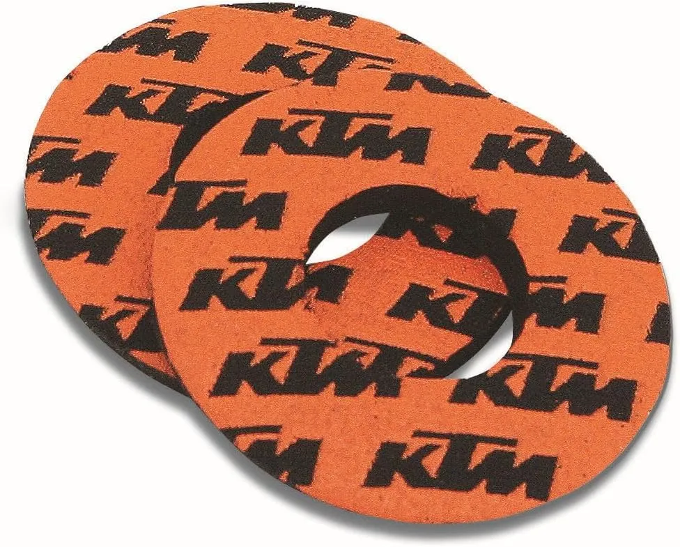 Genuine KTM Orange Donut Grip Set, U6951716 for 50, 65, 85, 200, 250, 300, 350, 450, 500 Models