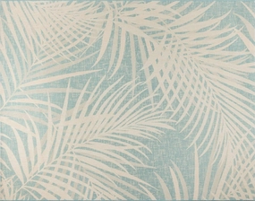 Gertmenian Indoor Outdoor Area Rug, Classic Flatweave, Washable, Stain & UV Resistant Carpet, Deck, Patio, Poolside & Mudroom, 5x7 Ft Standard, Royal Palm Leaf, Green Teal Oasis